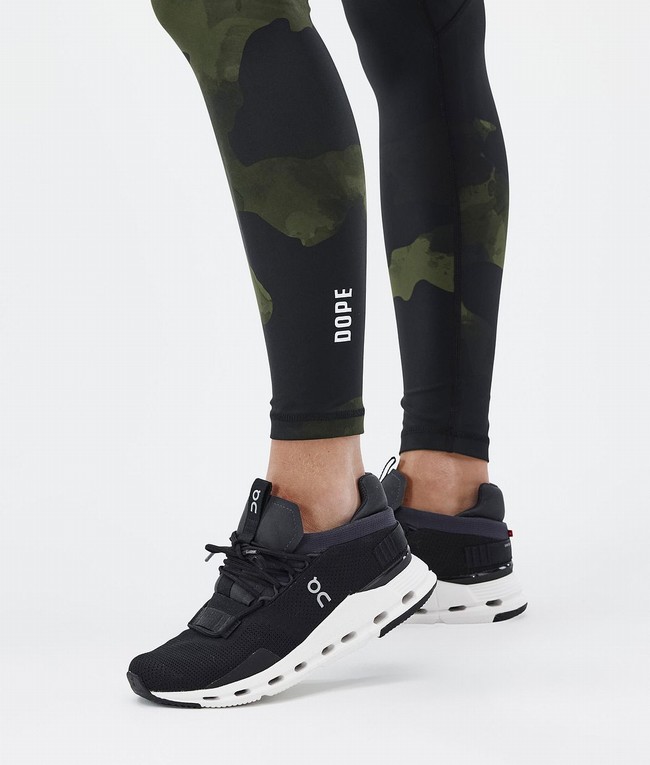 Women Dope Lofty Tech Leggings Green / Camo | YBNVLDH-51