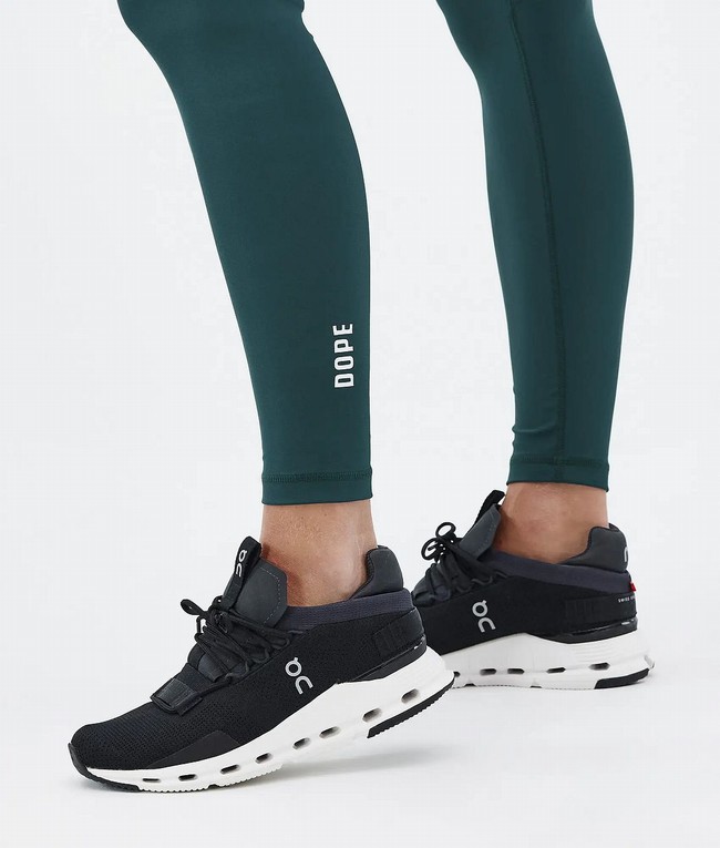 Women Dope Lofty Tech Leggings Green | VQMKBGO-51