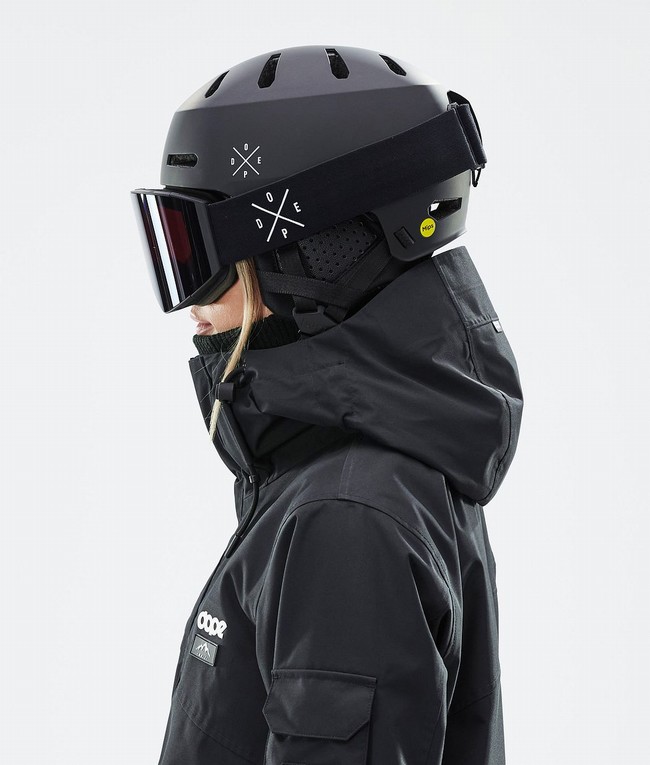 Women Dope Macon 2.0 MIPS Helmets Black / Black | IFCPLOB-08