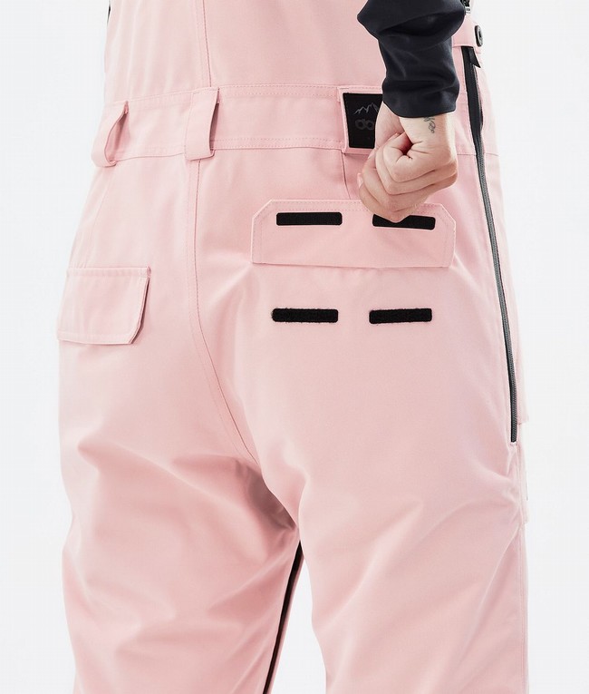 Women Dope Notorious B.I.B W 2022 Snowboard Pants Pink | URXDHPF-17