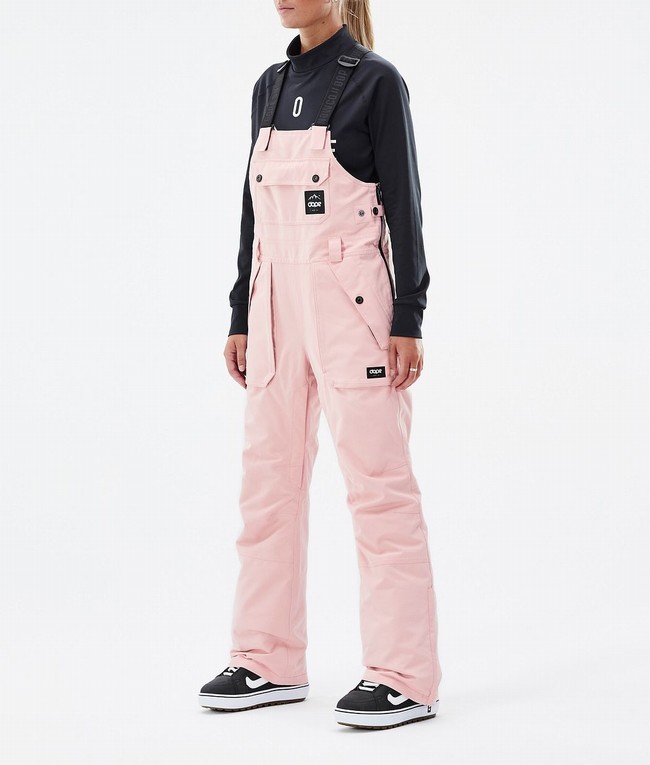 Women Dope Notorious B.I.B W 2022 Snowboard Pants Pink | URXDHPF-17