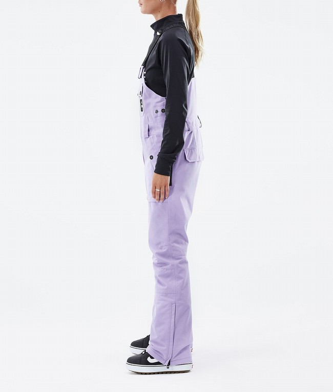 Women Dope Notorious B.I.B W 2022 Snowboard Pants Purple | KOHDQVM-92