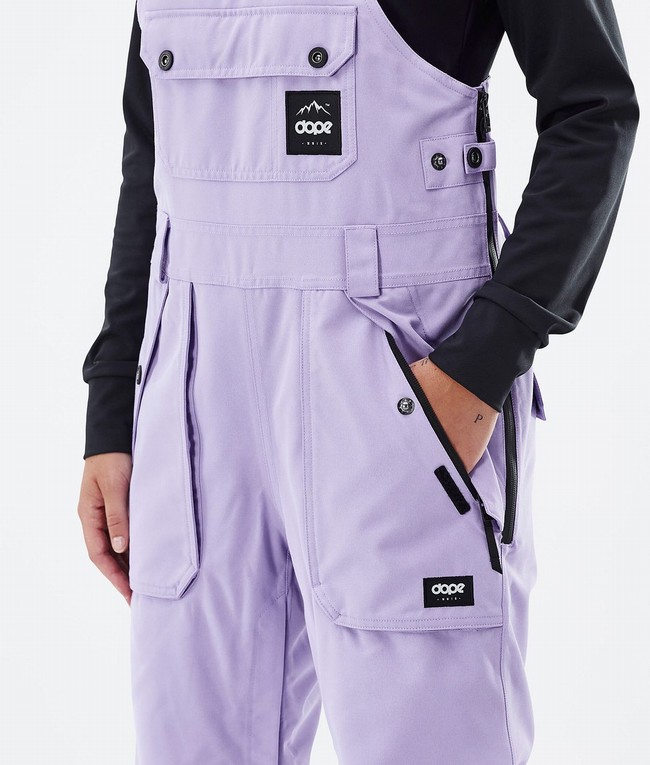 Women Dope Notorious B.I.B W 2022 Snowboard Pants Purple | KOHDQVM-92