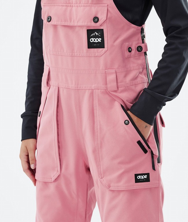 Women Dope Notorious B.I.B W 2022 Snowboard Pants Pink | GEMJAOF-91