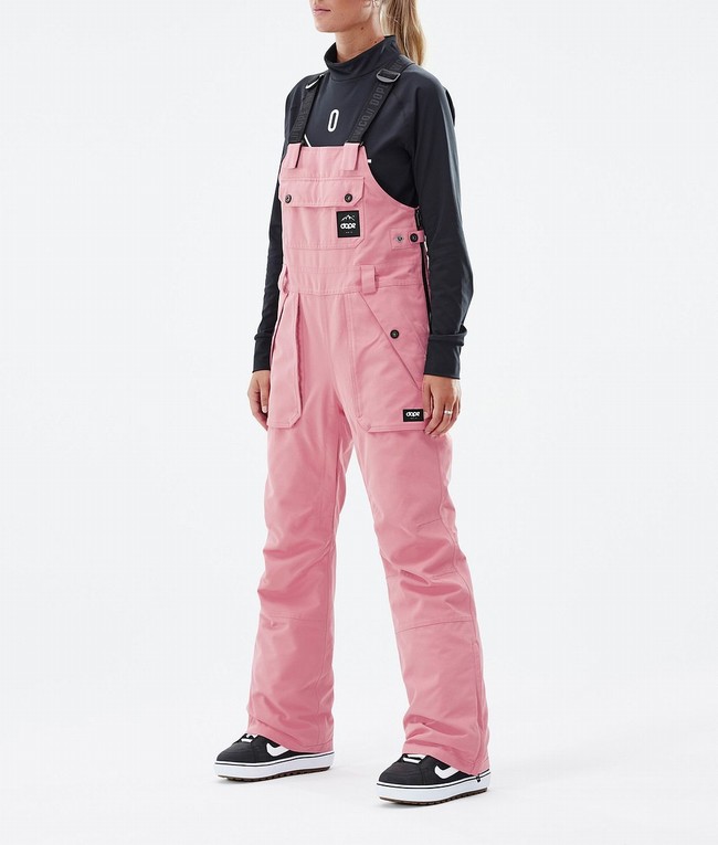 Women Dope Notorious B.I.B W 2022 Snowboard Pants Pink | GEMJAOF-91