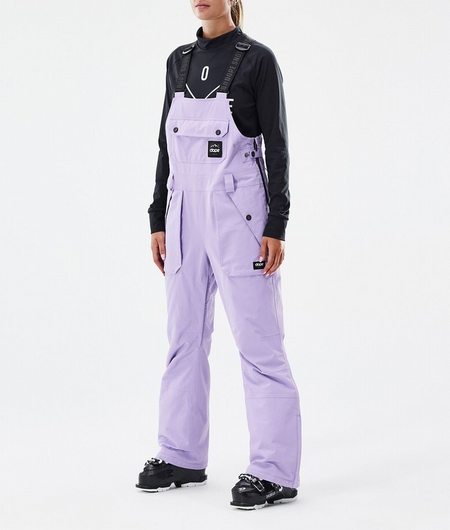 Women Dope Notorious B.I.B W Ski Pants Purple | OJDWFCY-50