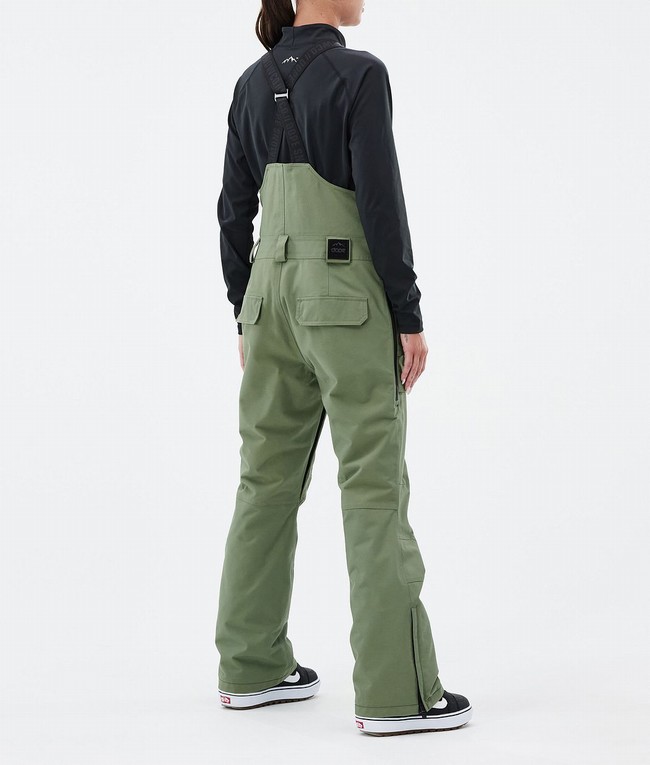 Women Dope Notorious B.I.B W Snowboard Pants Green | LZXUVJQ-17