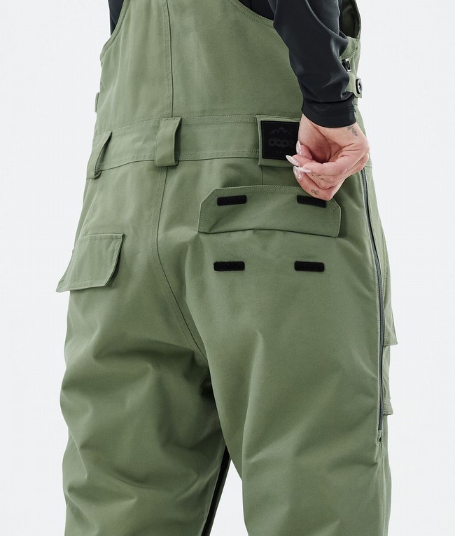 Women Dope Notorious B.I.B W Snowboard Pants Green | LZXUVJQ-17