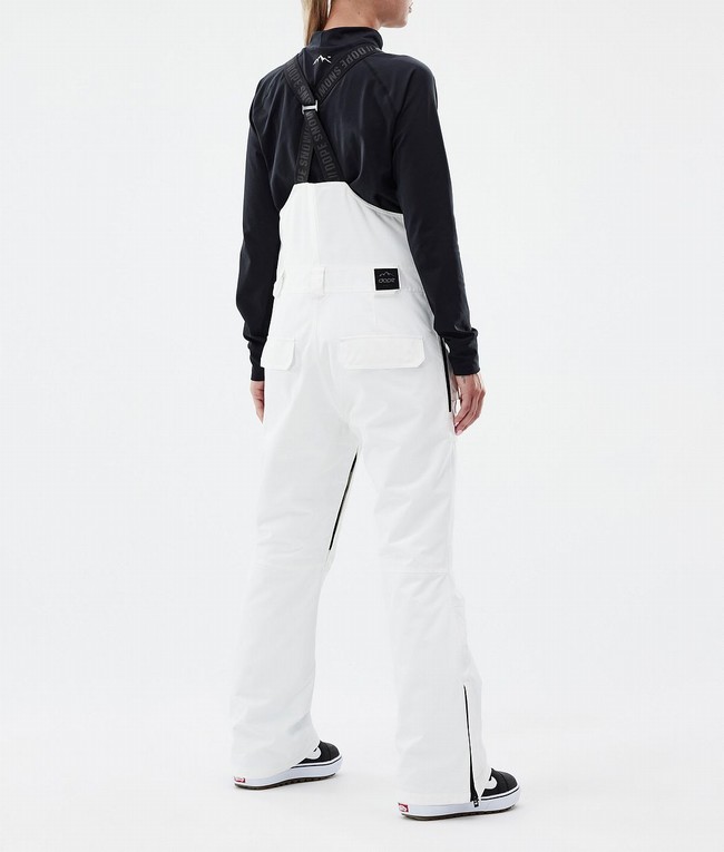 Women Dope Notorious B.I.B W Snowboard Pants White | NIEXVOL-64