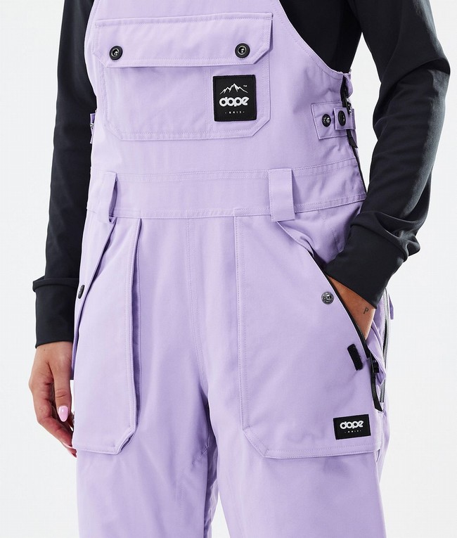 Women Dope Notorious B.I.B W Snowboard Pants Purple | AHQWSGK-52