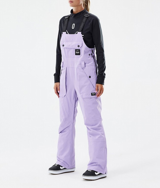 Women Dope Notorious B.I.B W Snowboard Pants Purple | AHQWSGK-52