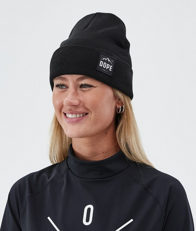 Women Dope Paradise 2022 Beanie Black | YOLHRFS-29