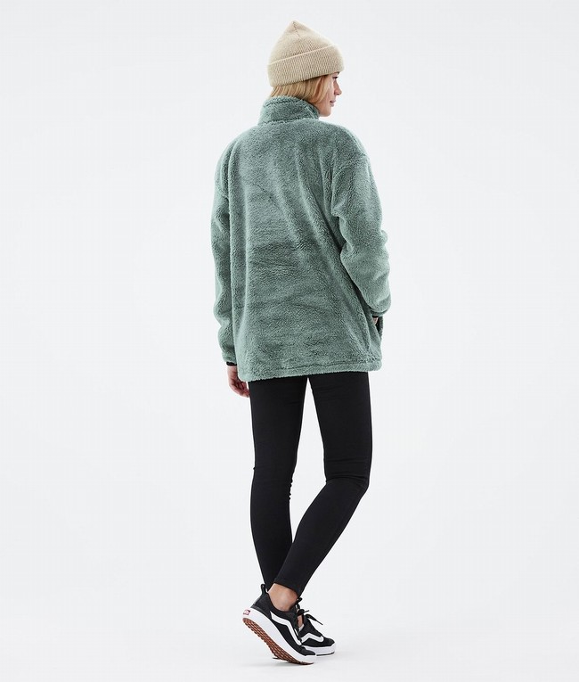 Women Dope Pile W 2022 Fleece Green | HOBCLJW-94