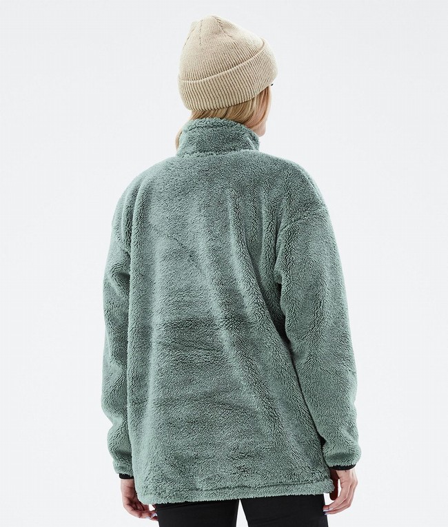 Women Dope Pile W 2022 Fleece Green | HOBCLJW-94