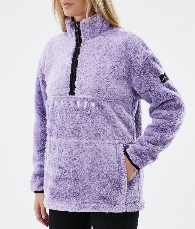 Women Dope Pile W 2022 Fleece Purple | UAKWGQL-67