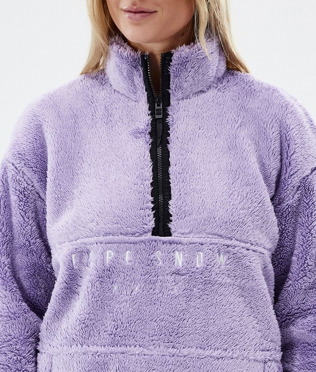 Women Dope Pile W 2022 Fleece Purple | UAKWGQL-67