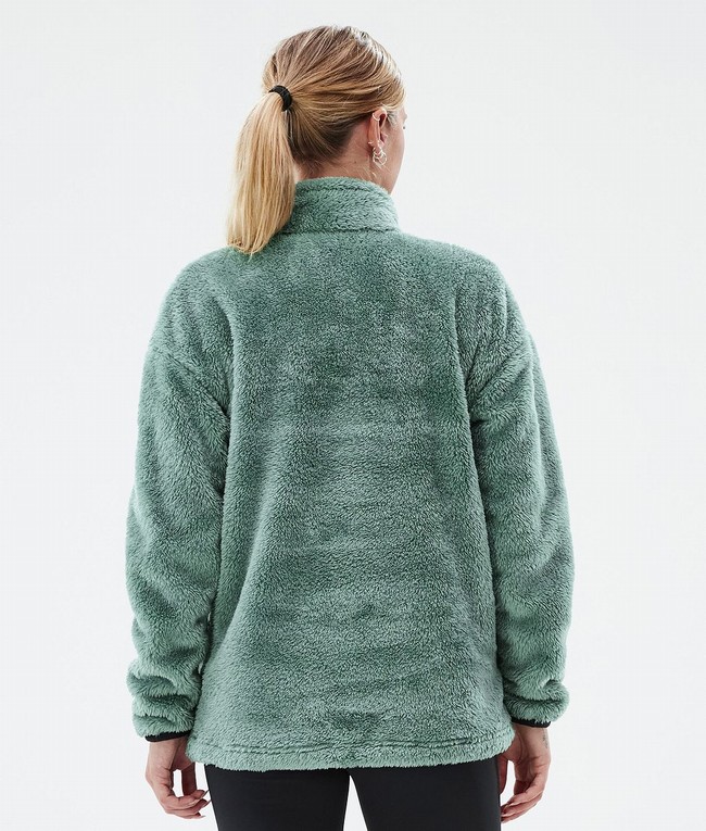 Women Dope Pile W Fleece Green | XIVNHKE-70