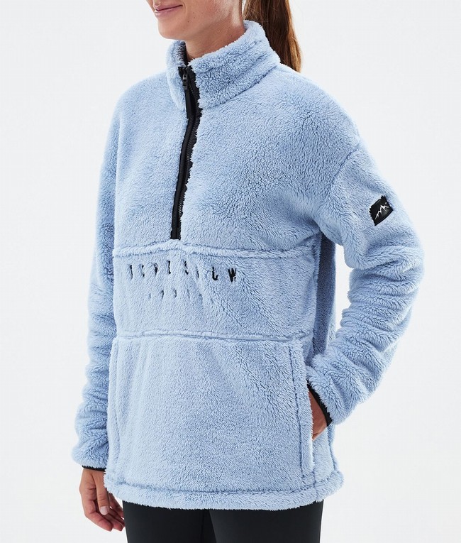 Women Dope Pile W Fleece Light Blue | XTPBEMY-34