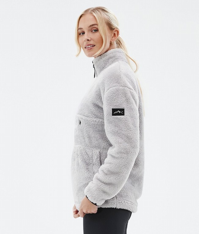 Women Dope Pile W Fleece Light Grey | TEOIYMZ-12