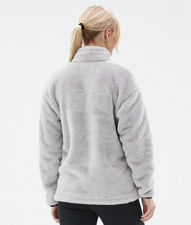 Women Dope Pile W Fleece Light Grey | TEOIYMZ-12