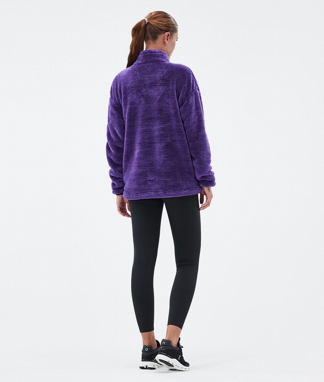 Women Dope Pile W Fleece Purple | PAOJXCB-90