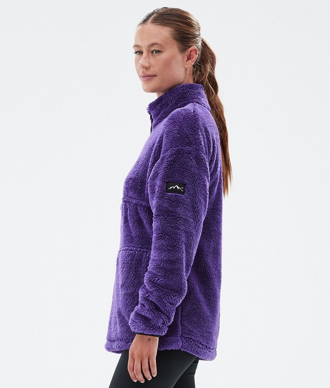 Women Dope Pile W Fleece Purple | PAOJXCB-90