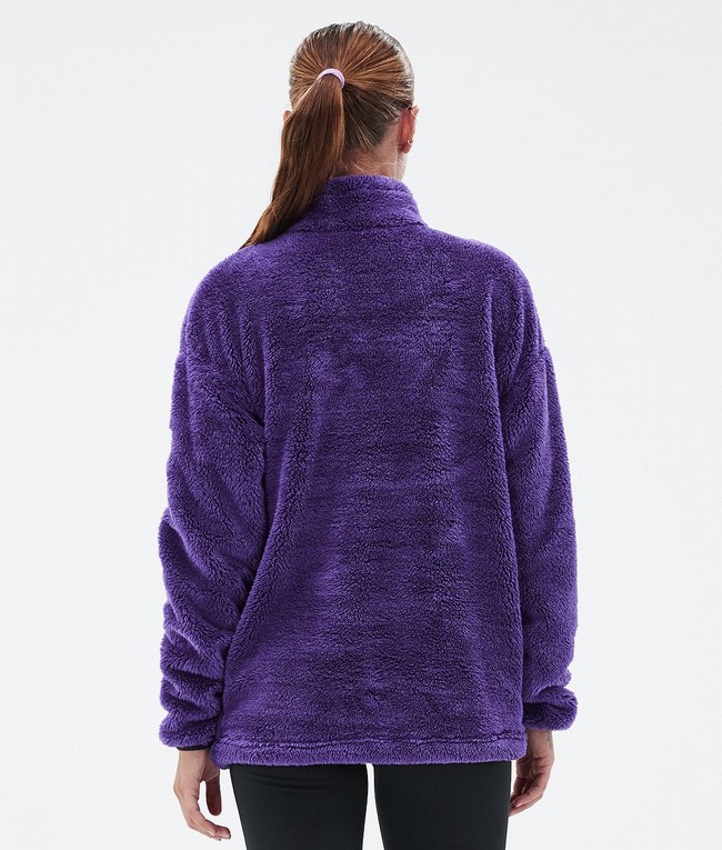 Women Dope Pile W Fleece Purple | PAOJXCB-90