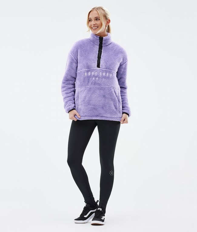 Women Dope Pile W Fleece Purple | TMHXFPA-24