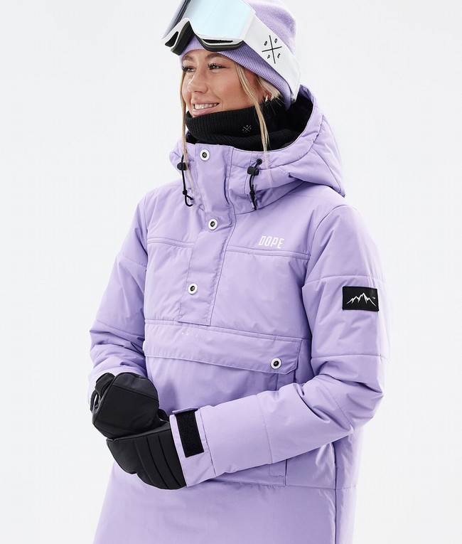 Women Dope Puffer W 2023 Ski Jackets Purple | UFKAWTZ-83