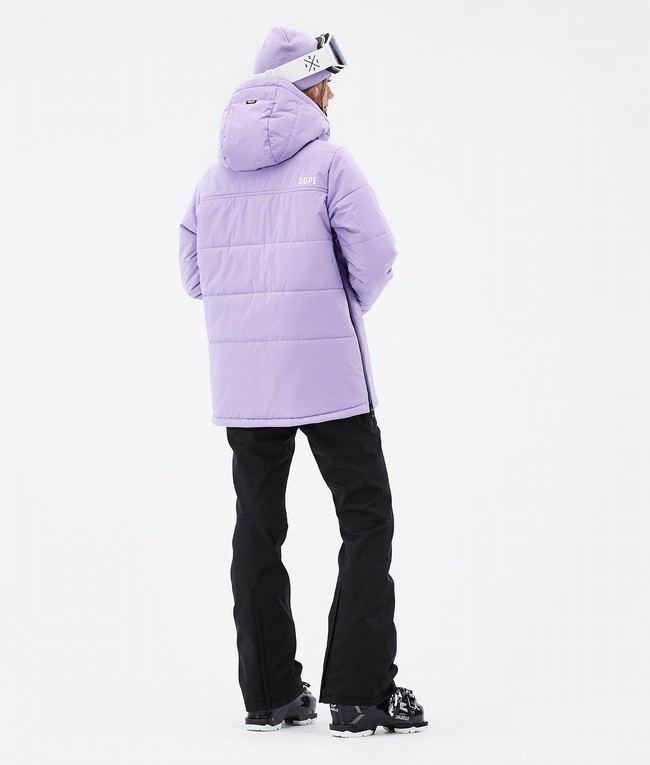 Women Dope Puffer W 2023 Ski Jackets Purple | UFKAWTZ-83