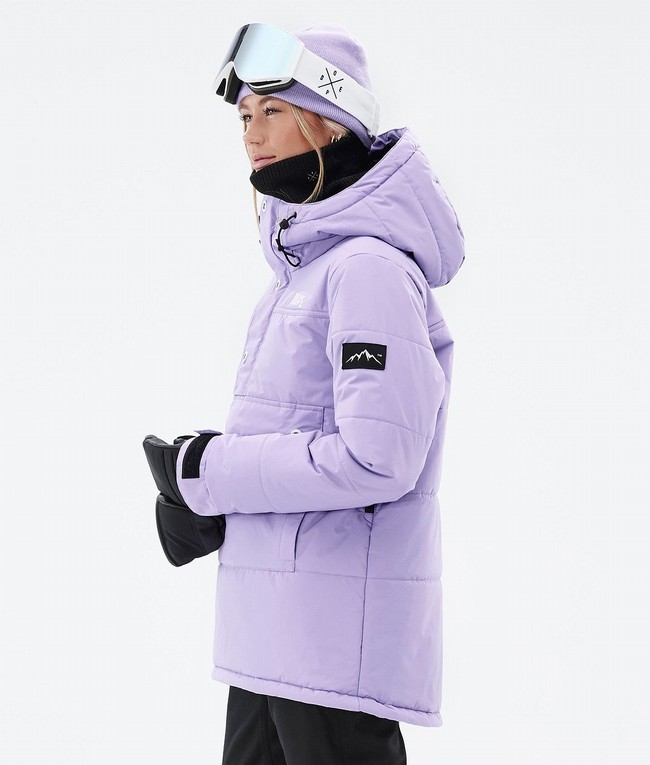 Women Dope Puffer W 2023 Ski Jackets Purple | UFKAWTZ-83