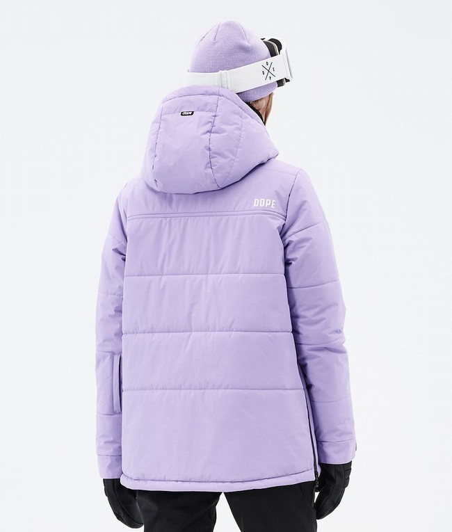 Women Dope Puffer W 2023 Ski Jackets Purple | UFKAWTZ-83