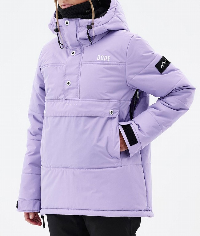 Women Dope Puffer W 2023 Ski Jackets Purple | UFKAWTZ-83