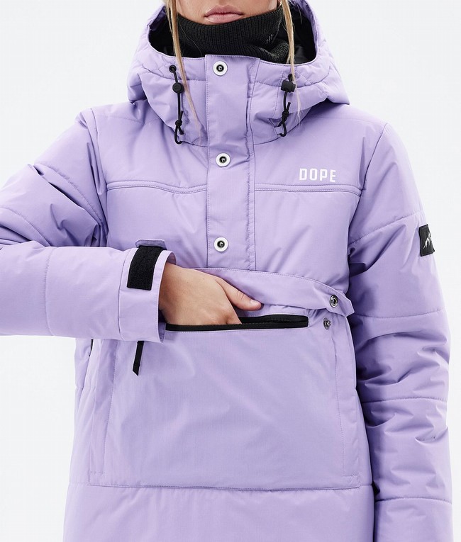 Women Dope Puffer W 2023 Ski Jackets Purple | UFKAWTZ-83