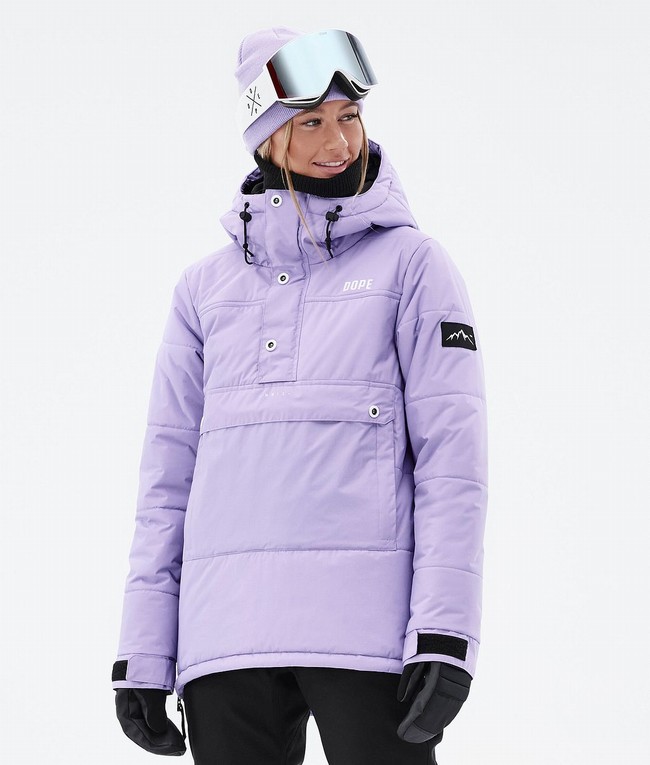 Women Dope Puffer W 2023 Ski Jackets Purple | UFKAWTZ-83