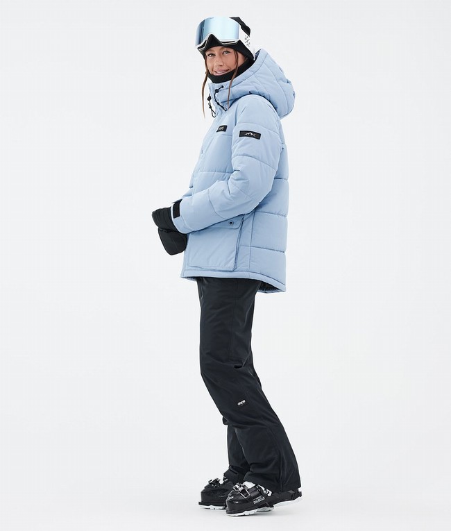 Women Dope Puffer W Full Zip Ski Jackets Light Blue | ZKVMANS-20