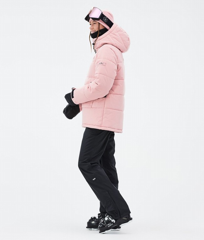 Women Dope Puffer W Ski Jackets Pink | AHILVFG-47