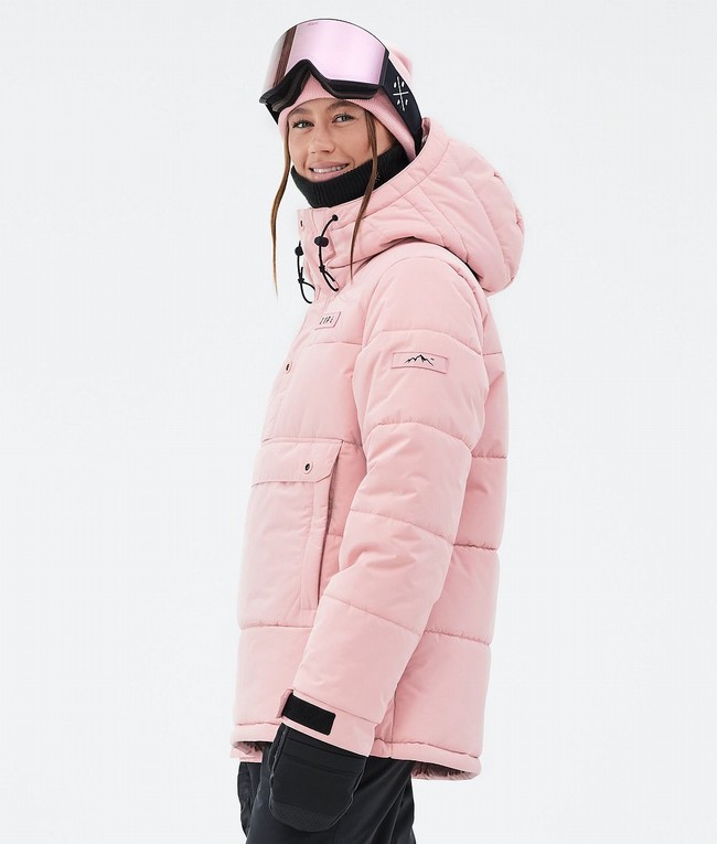 Women Dope Puffer W Ski Jackets Pink | AHILVFG-47