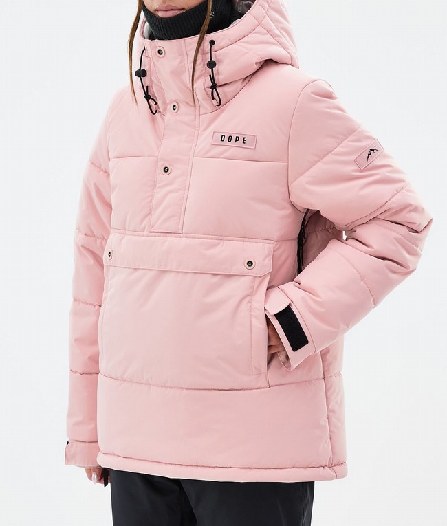 Women Dope Puffer W Ski Jackets Pink | AHILVFG-47