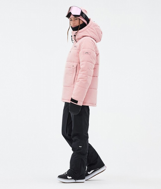 Women Dope Puffer W Snowboard Jackets Pink | GNCTUDB-02