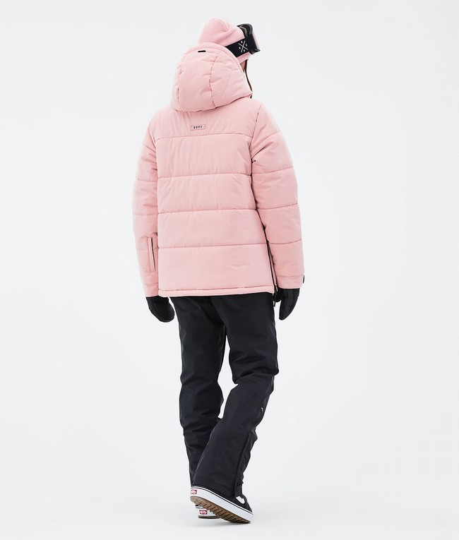 Women Dope Puffer W Snowboard Jackets Pink | GNCTUDB-02