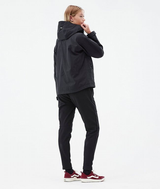 Women Dope Ranger Light W Outdoor Jackets Black | PVNUQXT-84