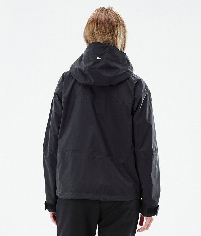 Women Dope Ranger Light W Outdoor Jackets Black | PVNUQXT-84