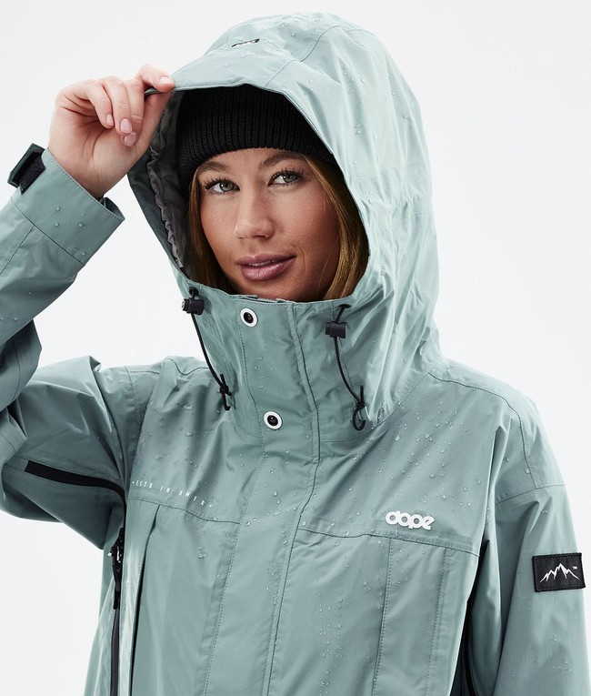 Women Dope Ranger Light W Outdoor Jackets Green | ZQDOYBV-75