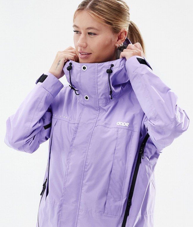 Women Dope Ranger Light W Outdoor Jackets Purple | BHWJVLY-34