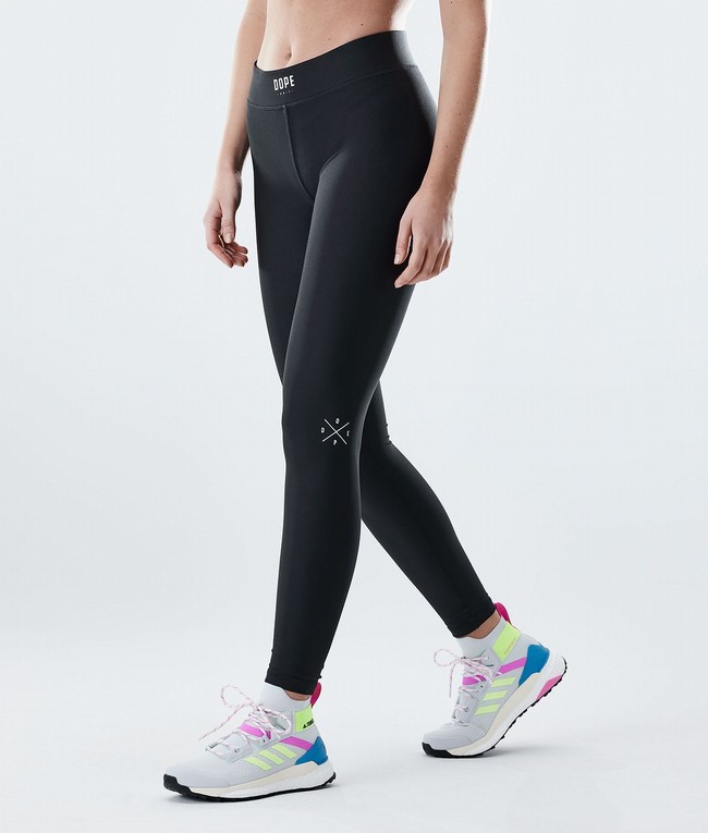 Women Dope Razor Leggings Black | XYRFGMV-83