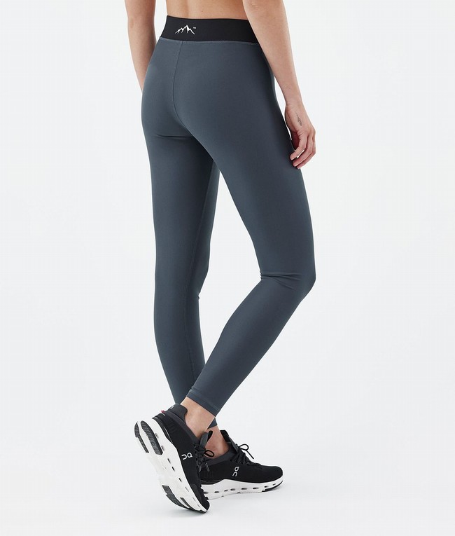 Women Dope Razor Leggings Blue | RUAGWCK-81