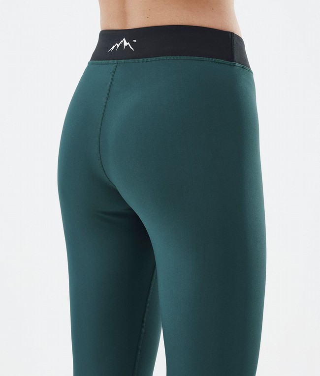 Women Dope Razor Leggings Green | ULPORNY-96