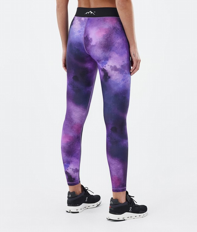 Women Dope Razor Leggings Purple | VSLIMYZ-35