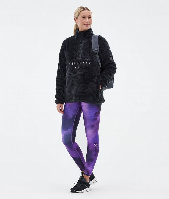 Women Dope Razor Leggings Purple | VSLIMYZ-35